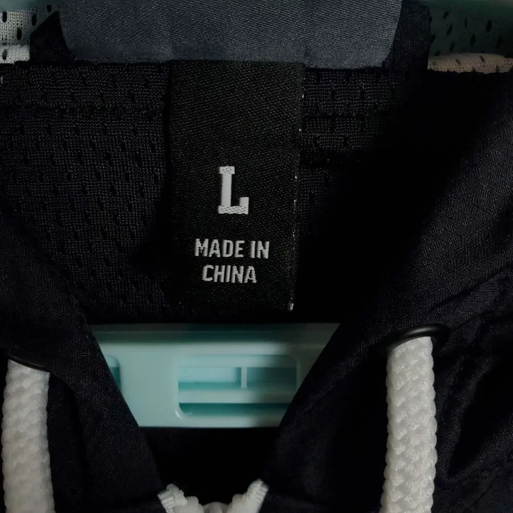 Mastermind World Mitchell & Ness Large Windbreaker Jacket 2023 Collab Black‎ New - Picture 10 of 12